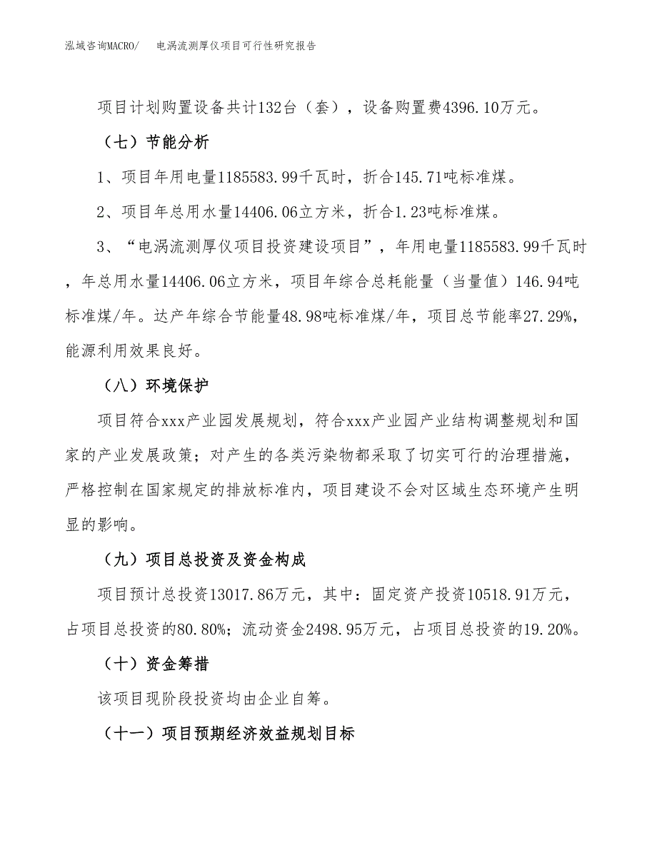 电涡流测厚仪项目可行性研究报告（总投资13000万元）（53亩）_第3页