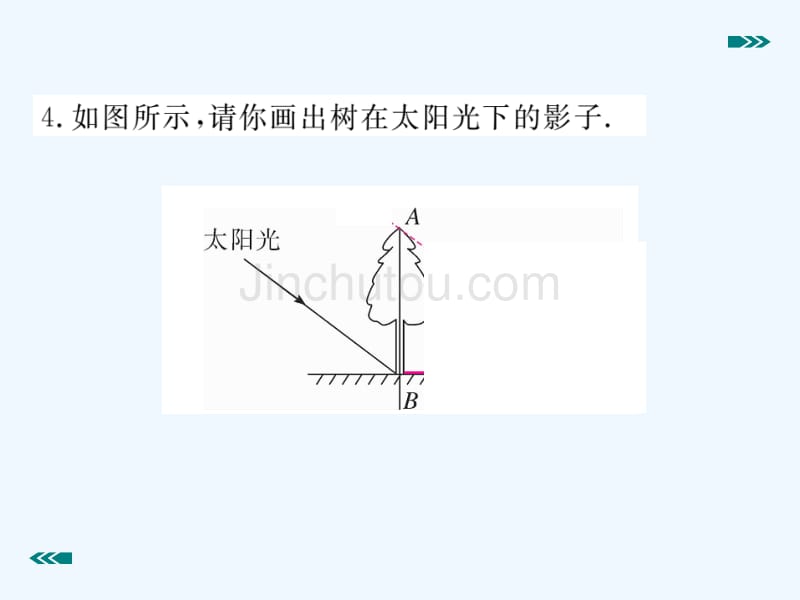 （河南专用）2017年秋九年级数学上册 5.1 投影 第2课时 平行投影与正投影作业 （新版）北师大版_第5页