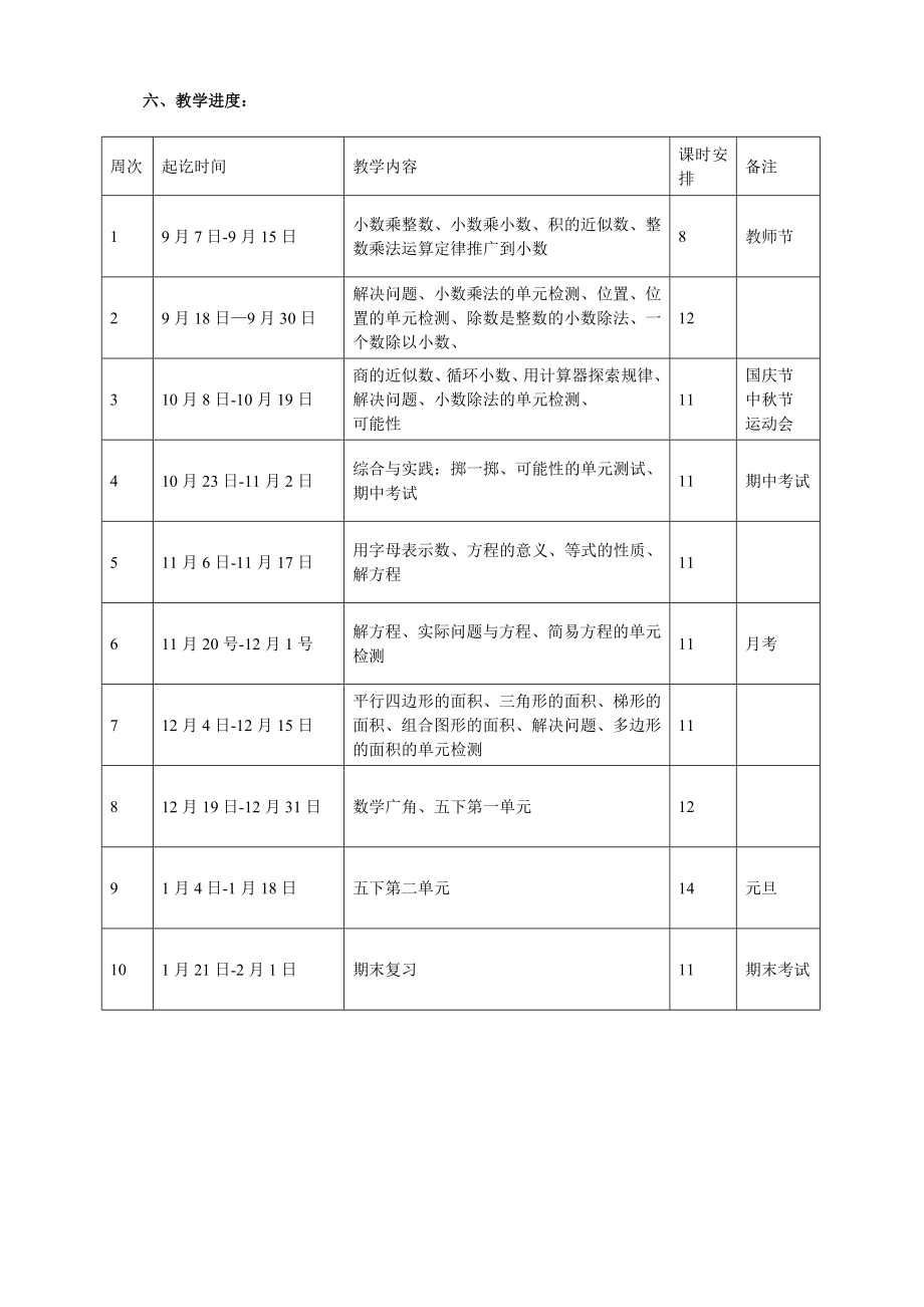 2017年人教版小学五年级上册数学教案(好)_第3页