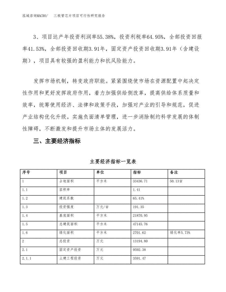 三极管芯片项目可行性研究报告（总投资13000万元）（50亩）_第5页