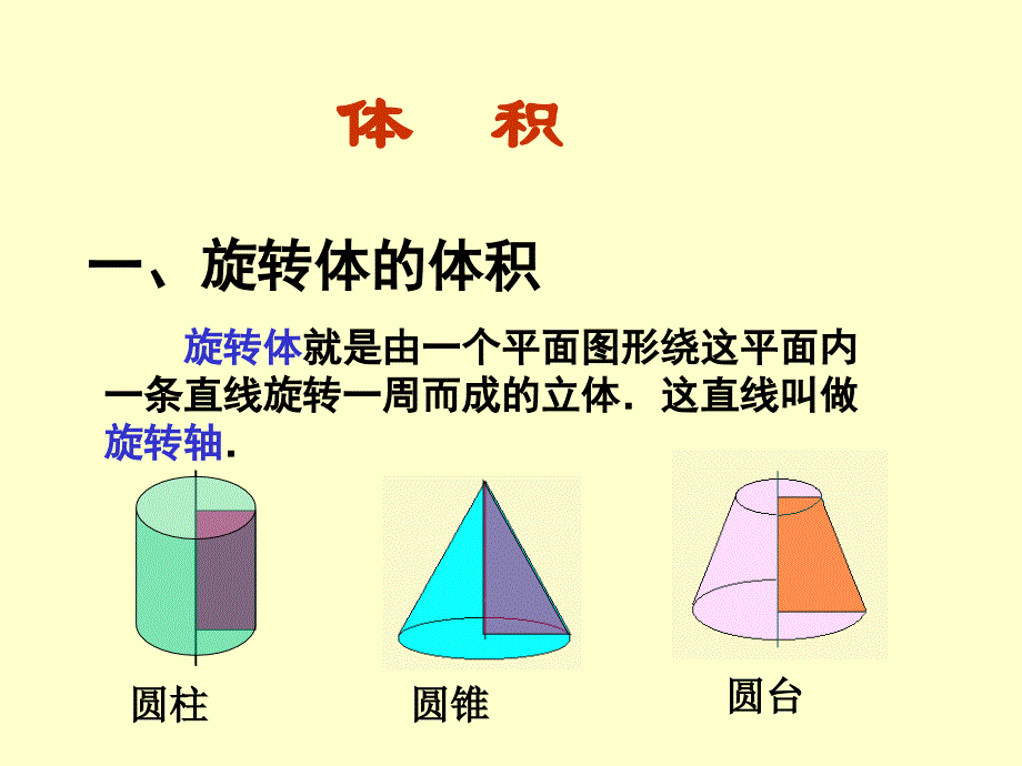 微积分计算体积._第1页