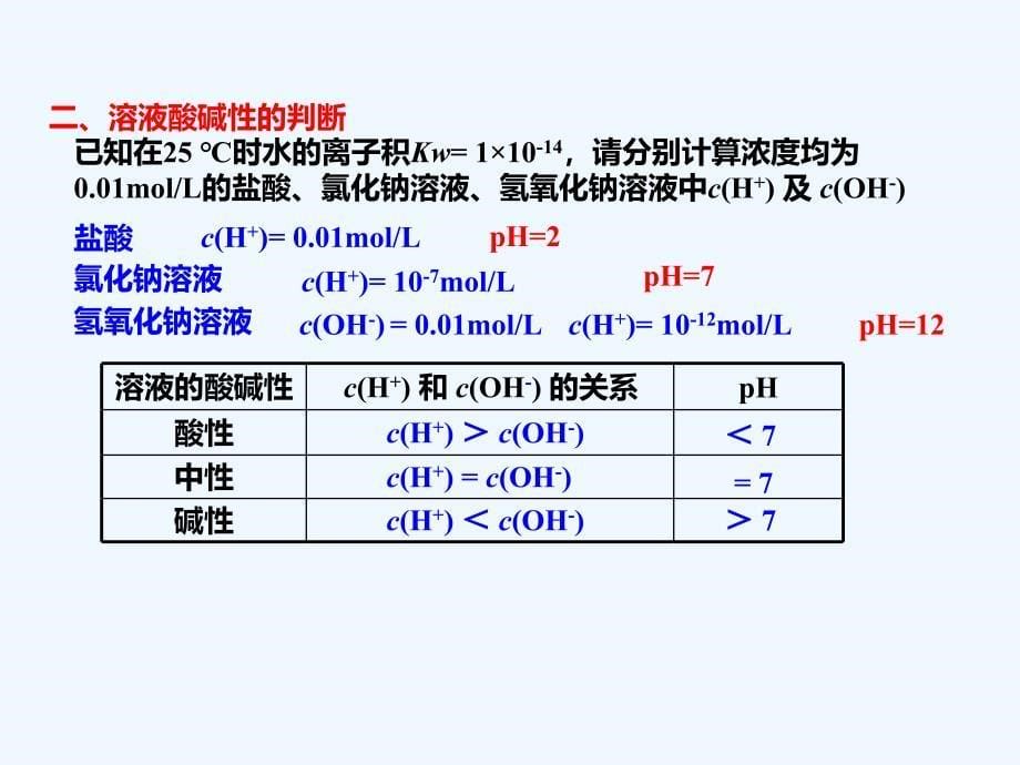 高中化学第三章物质在水溶液中的行为第1节水溶液（第2课时）2鲁科选修4_第5页