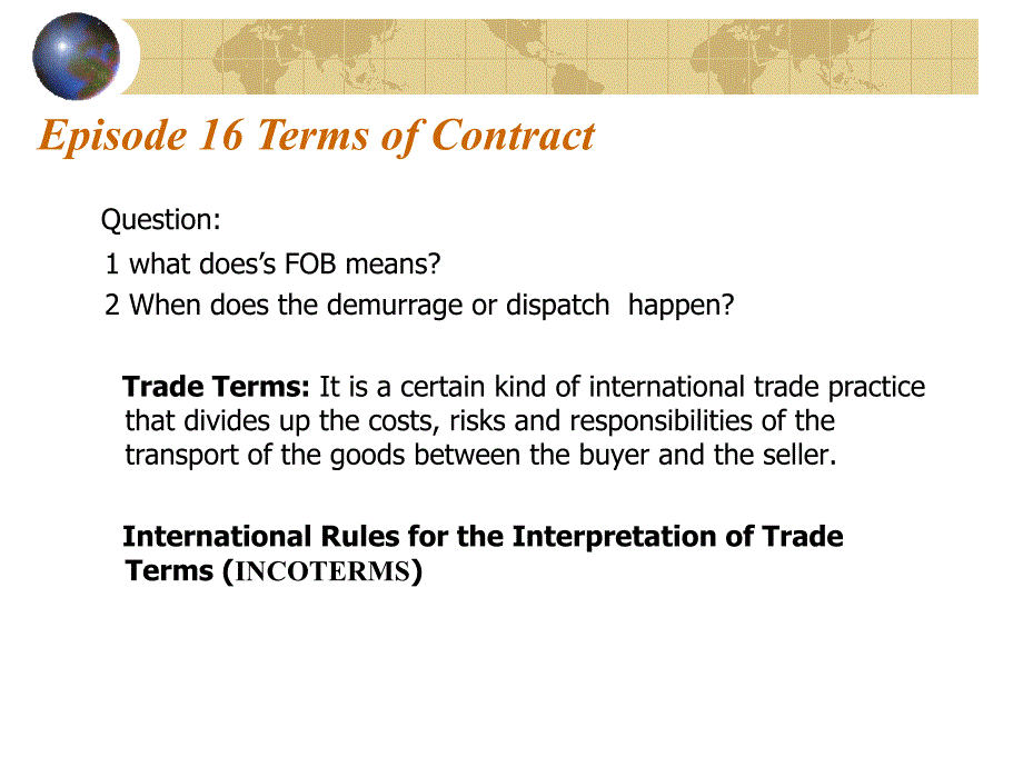 出访英伦Episode 16 Terms of Contract._第1页