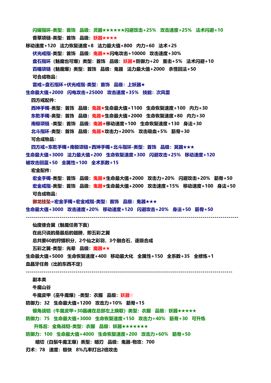 苍云传1.3装备攻略大全解析_第4页