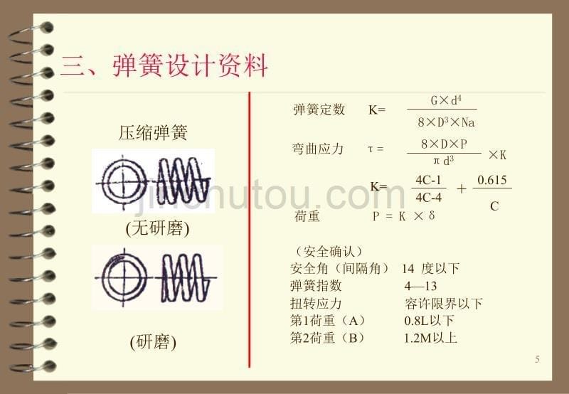 弹簧设计资料._第5页