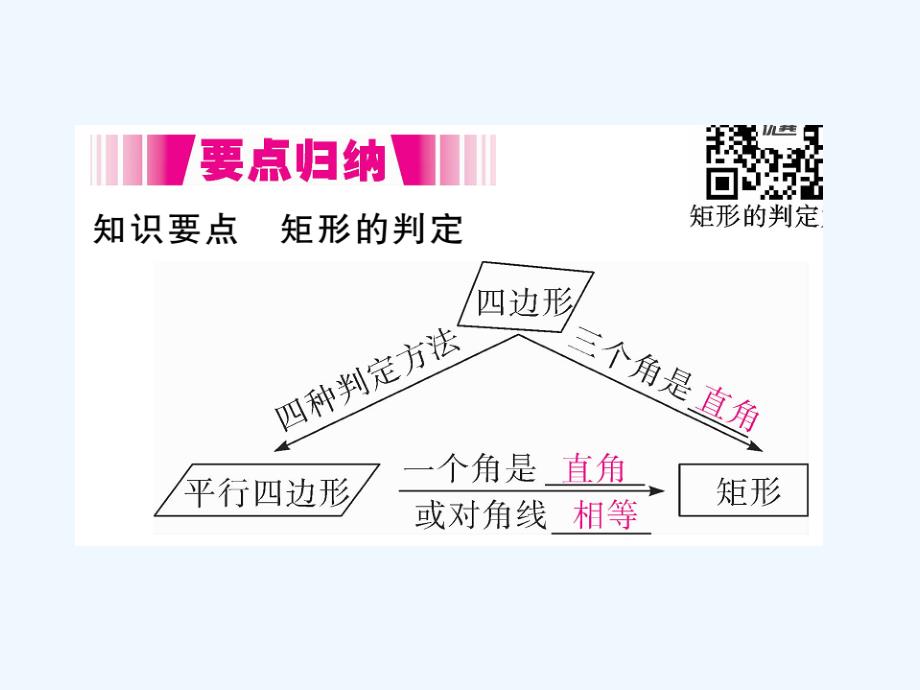 （江西专用）2017年秋九年级数学上册 1.2 矩形的性质与判定 第2课时 矩形的判定讲练 （新版）北师大版_第2页