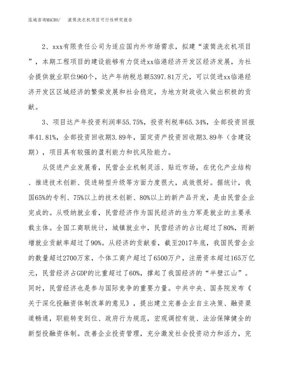 滚筒洗衣机项目可行性研究报告（总投资23000万元）（84亩）_第5页