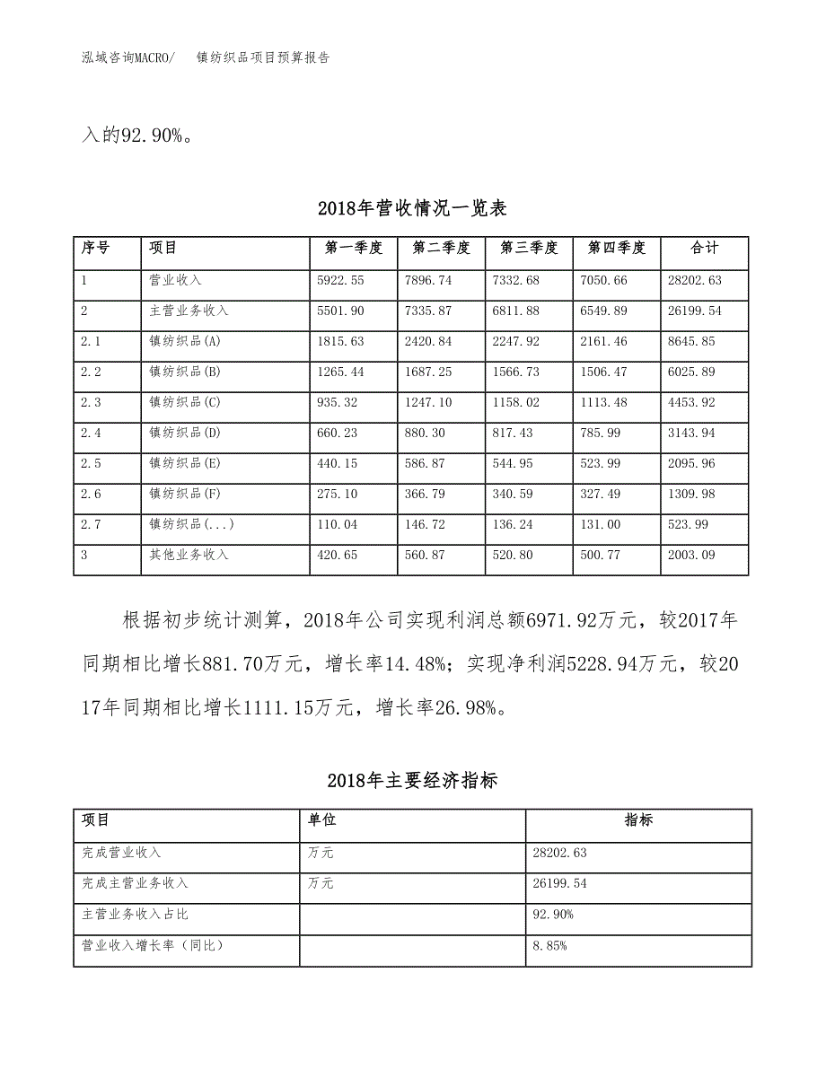 镇纺织品项目预算报告年度.docx_第4页