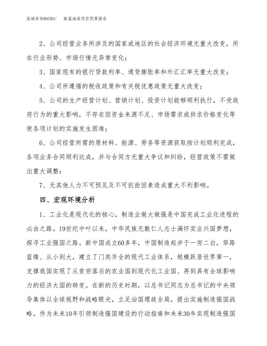 高温油漆项目预算报告年度.docx_第5页