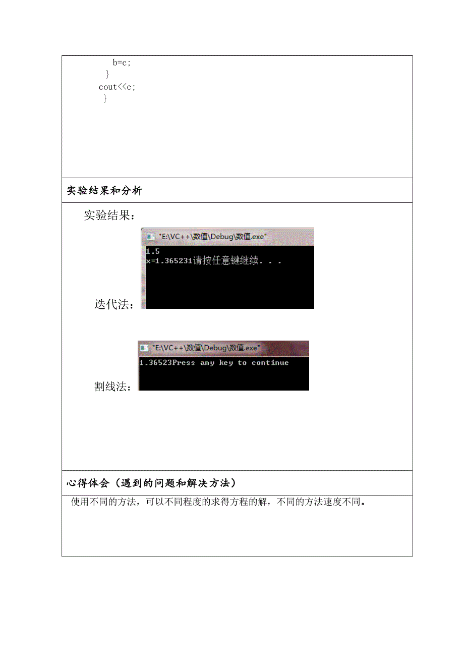 太原理工大学数值计算实验报告讲解_第4页