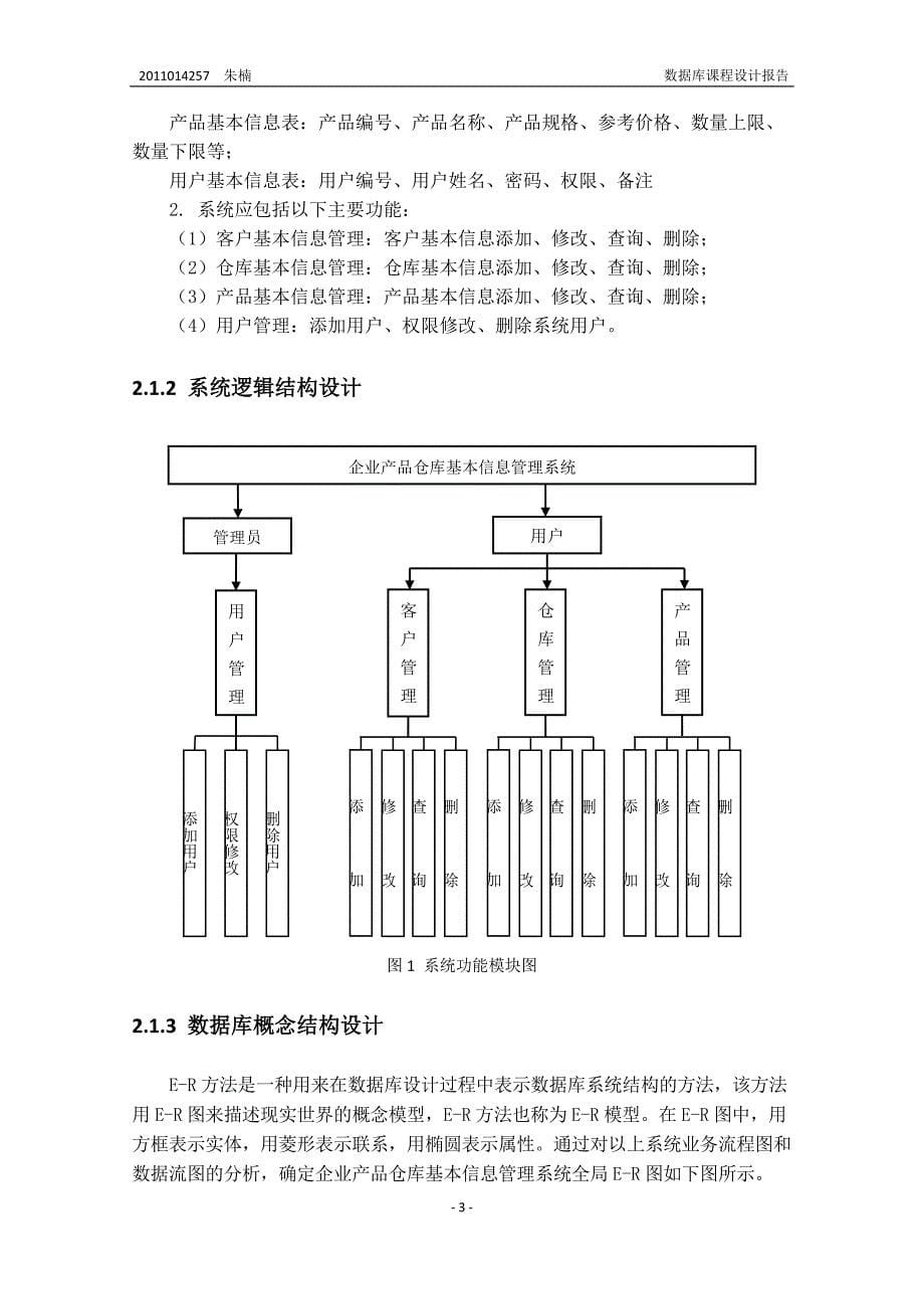 北京化工大学数据库课程设计报告终结版!解析_第5页