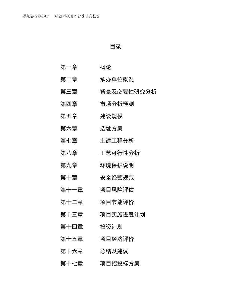 铝箔网项目可行性研究报告（总投资23000万元）（89亩）_第1页