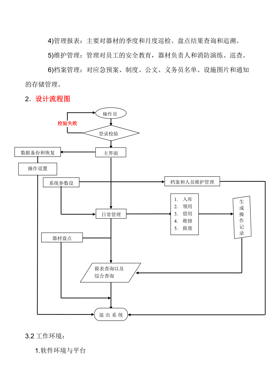 消防器材管理系统设计说明书20140213f_第4页