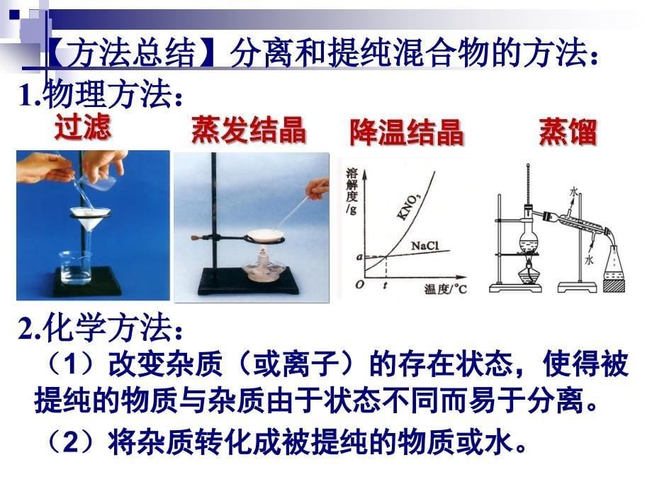 专题9 酸碱盐等物质的除杂和提纯解析_第5页