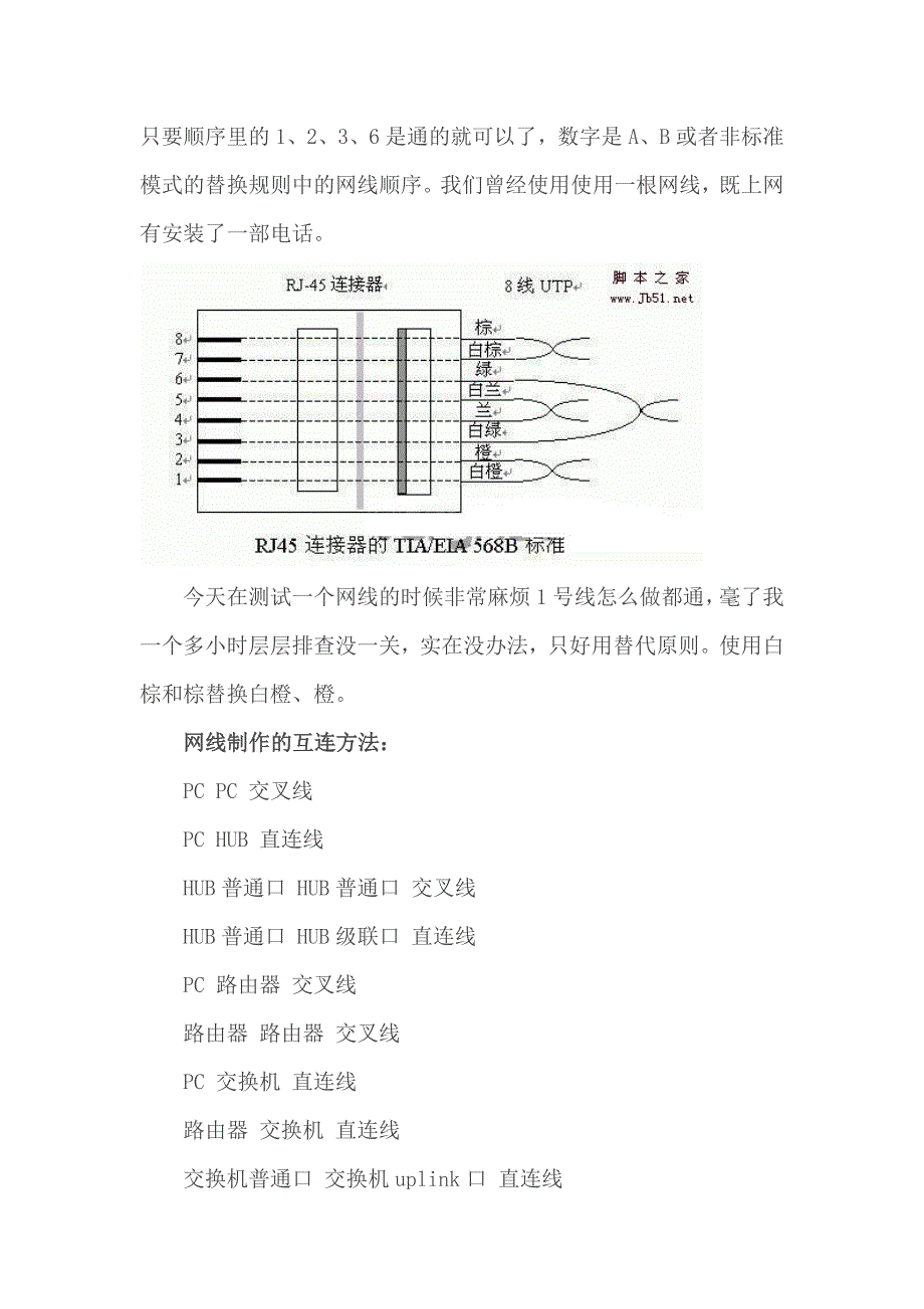 网线水晶头电话线制作方法和接法图解._第3页