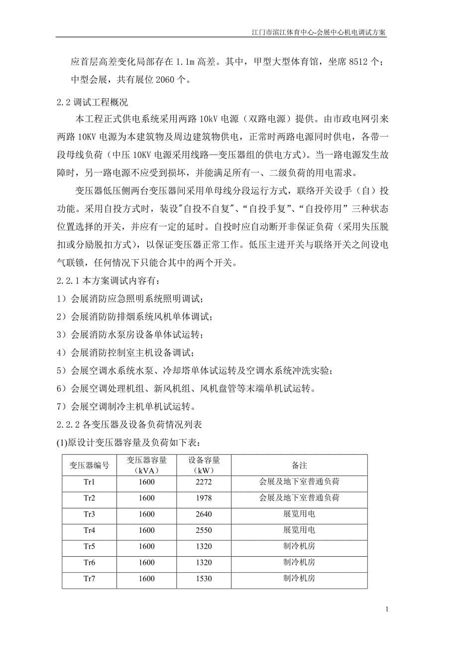 机电工程系统调试方案资料_第5页