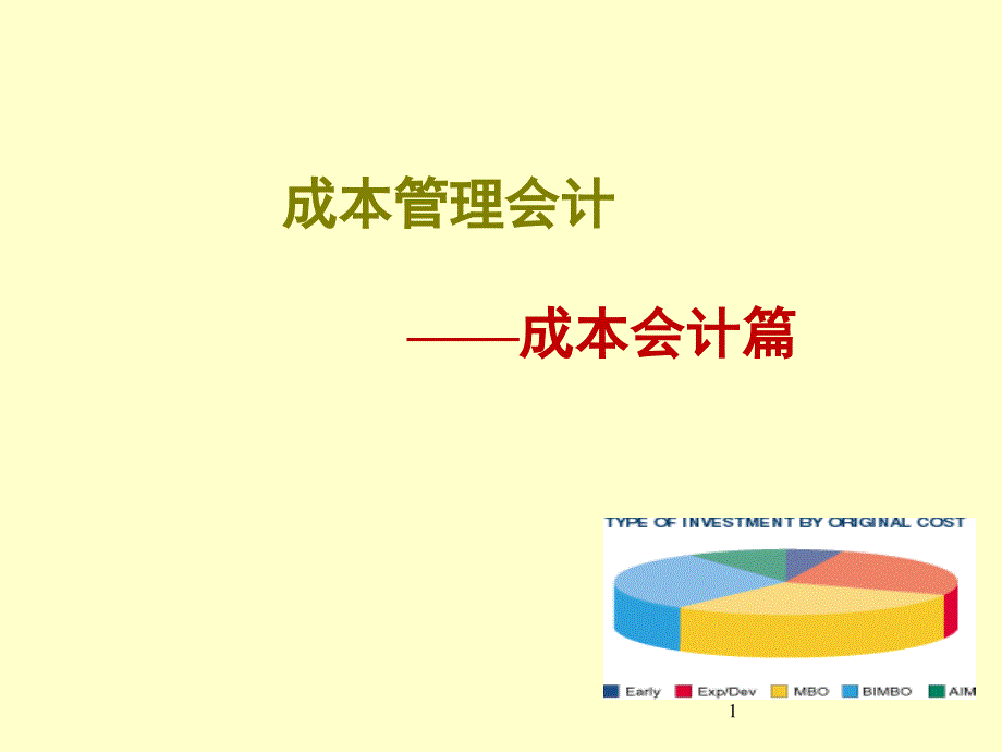 成本管理会计ch5生产费用要素归集分配20160312剖析_第1页