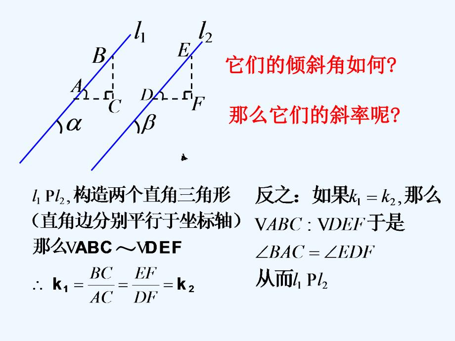 江苏宿迁高中数学第2章平面解析几何初步2.1.3两直线的位置关系平行苏教必修2_第4页