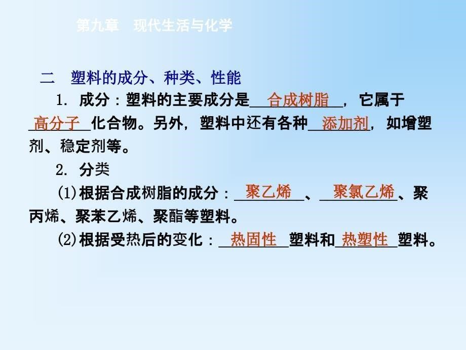 九年级化学下册9.2化学合成材料精品课件(新版)粤教版剖析_第5页