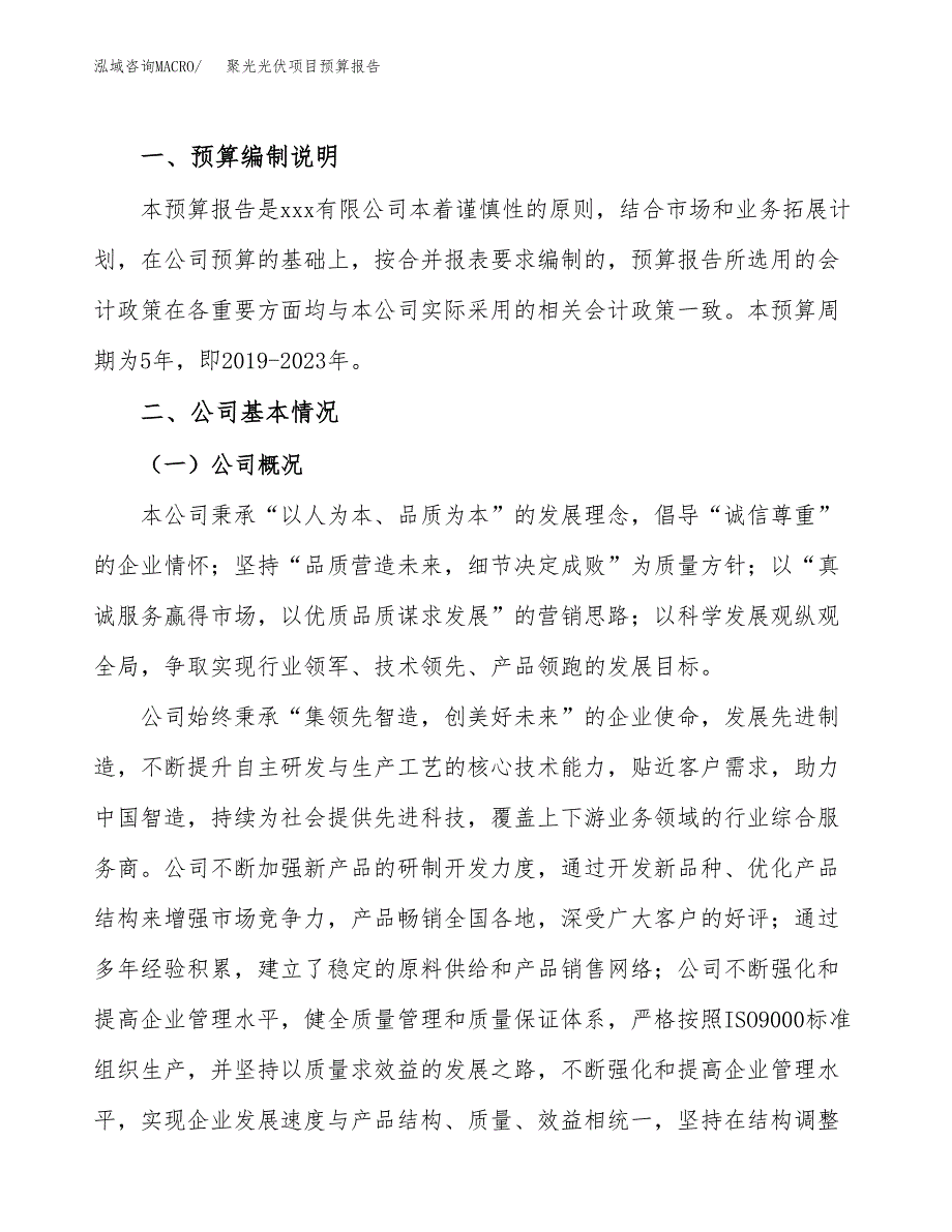 聚光光伏项目预算报告年度.docx_第2页