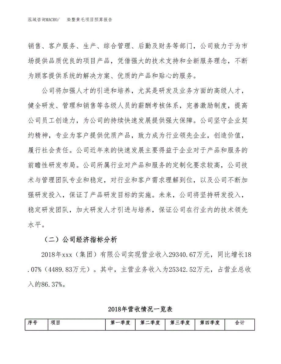 染整黄毛项目预算报告年度.docx_第3页