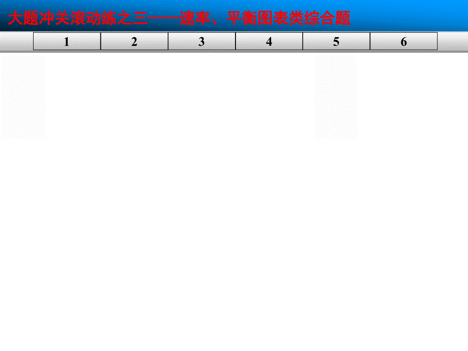 步步高2015届高考化学(广东专用)一轮复习配套课件：大题冲关滚动练之三——速率、平衡图表类综合题._第2页