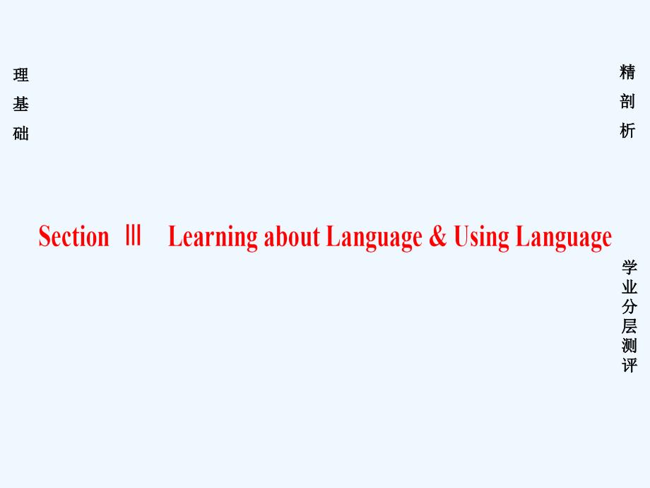 （浙江专）2018高中英语unit1alandofdiversitysectionⅲlearningaboutlanguage&usinglanguage新人教选修8_第1页