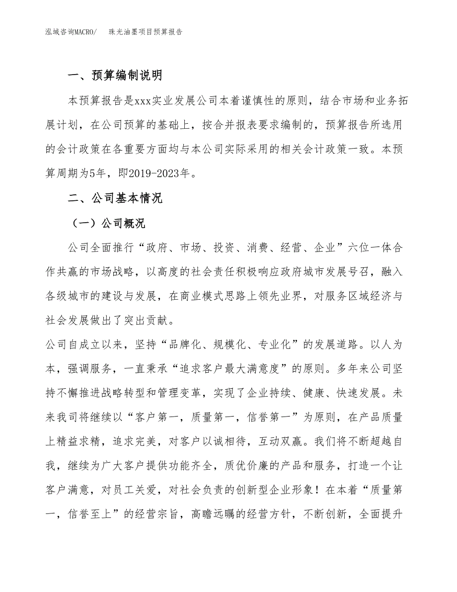 珠光油墨项目预算报告年度.docx_第2页