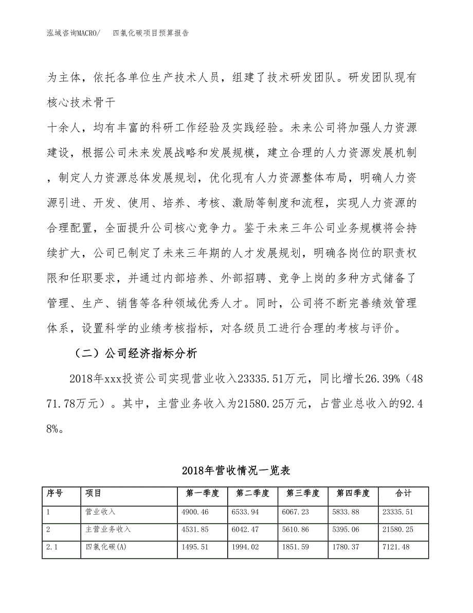 四氯化碳项目预算报告年度.docx_第4页