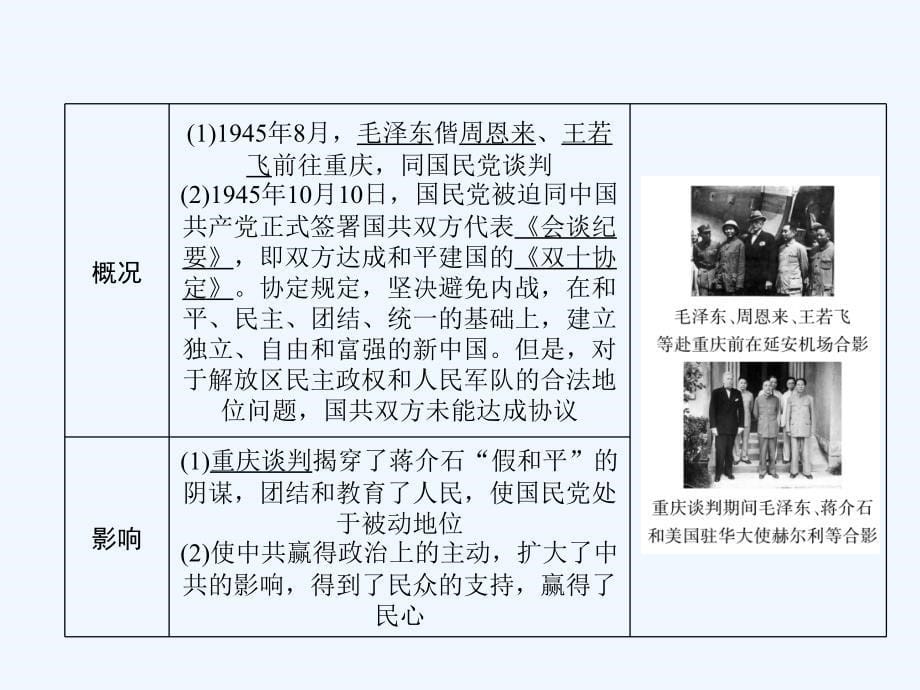 （遵义专）2018中考历史总复习第1编教材知识梳理篇第7讲人民解放战争的胜利知识梳理（精讲）_第5页