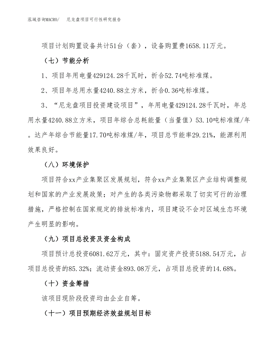 尼龙盘项目可行性研究报告（总投资6000万元）（26亩）_第3页