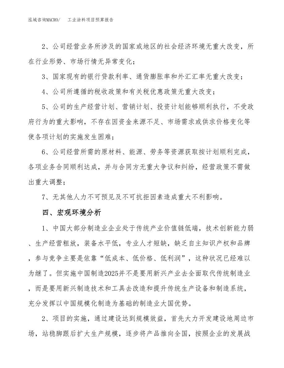 工业涂料项目预算报告年度.docx_第5页