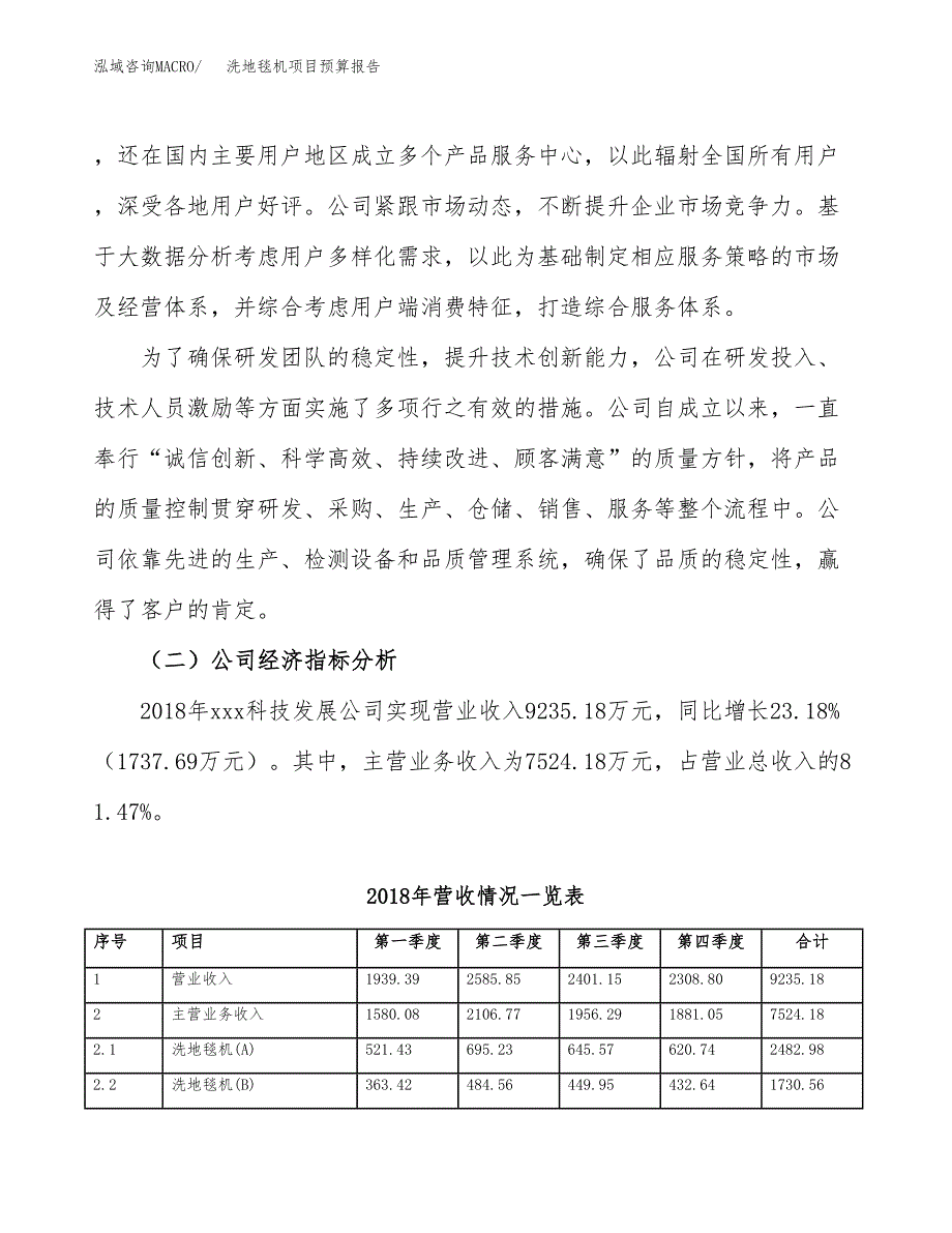 洗地毯机项目预算报告年度.docx_第3页