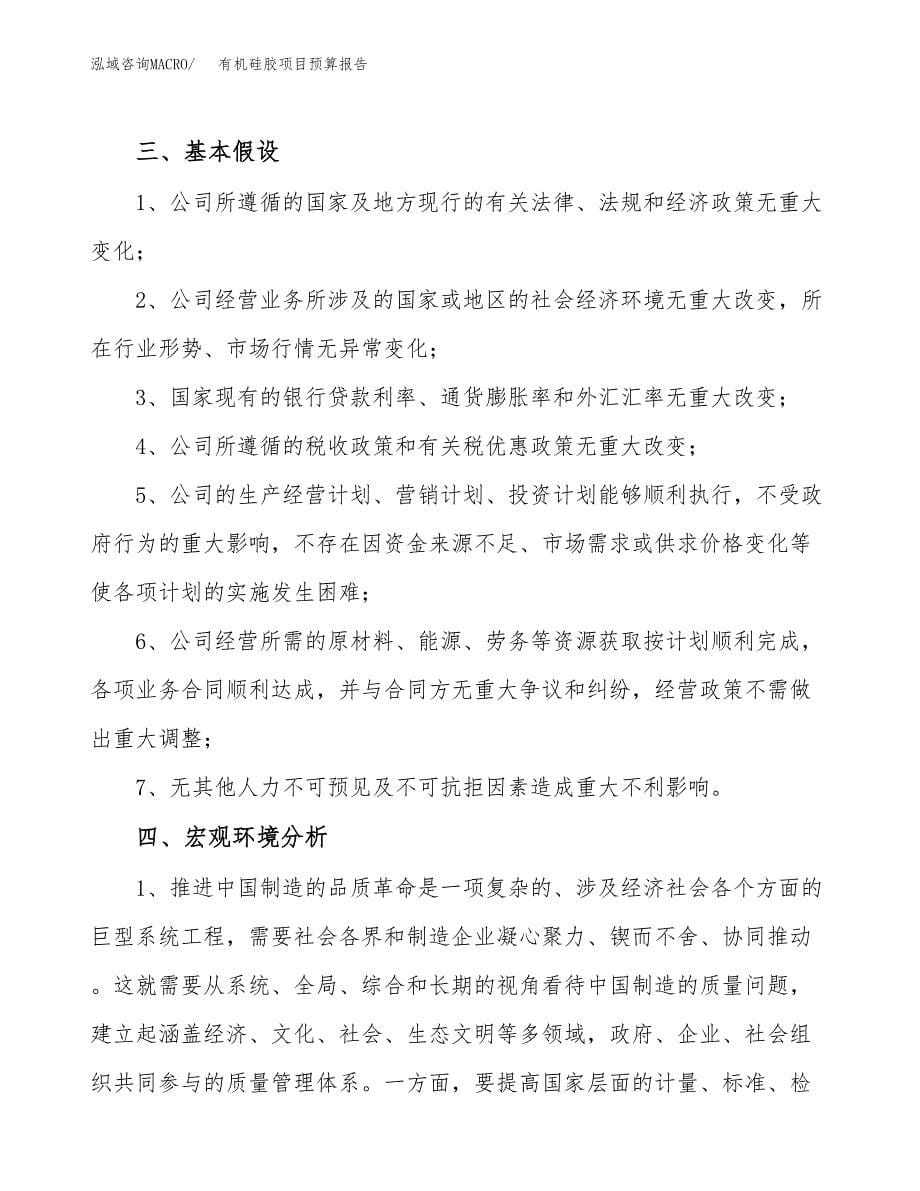 有机硅胶项目预算报告年度.docx_第5页