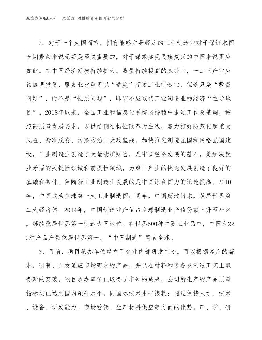 木纸浆 项目投资建设可行性分析.docx_第5页