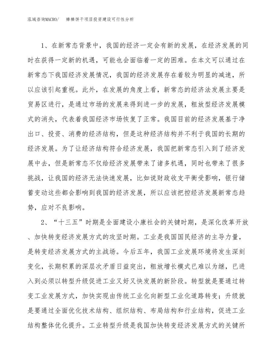 棒棒饼干项目投资建设可行性分析.docx_第5页