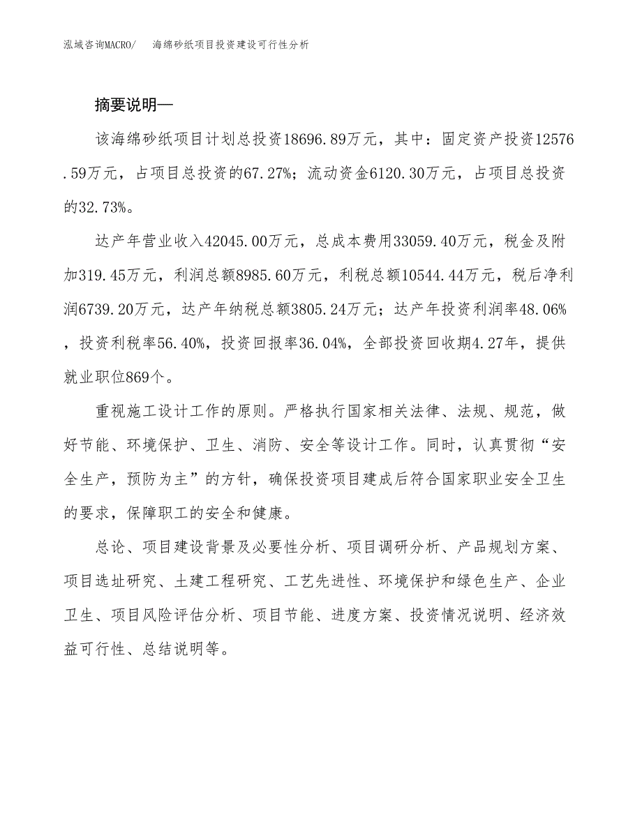 海绵砂纸项目投资建设可行性分析.docx_第2页