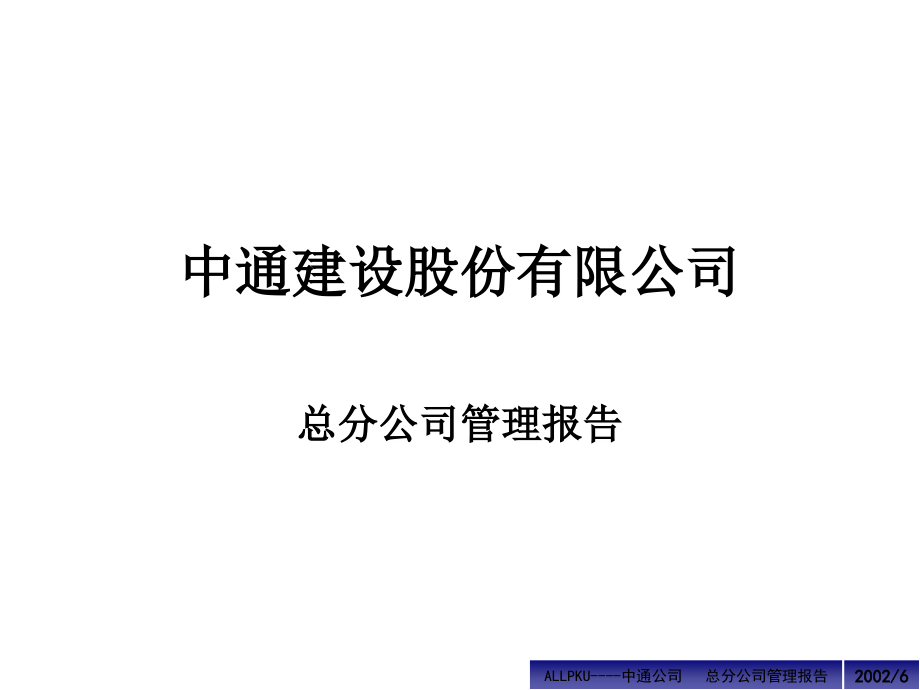 2019年建设公司总分公司管理设计报告_第2页