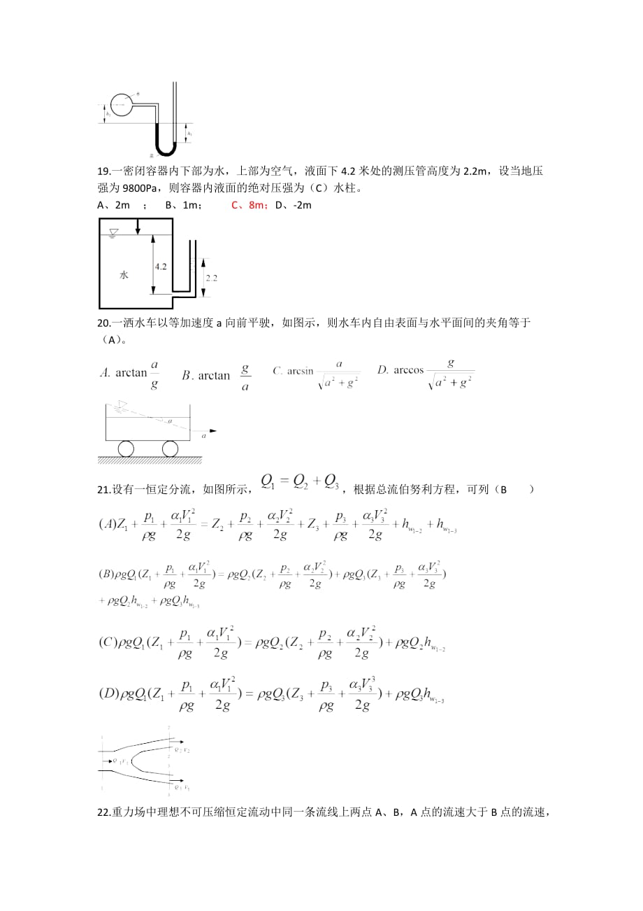 流体力学复习内容资料_第3页