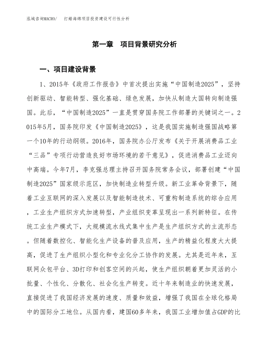 打蜡海绵项目投资建设可行性分析.docx_第3页