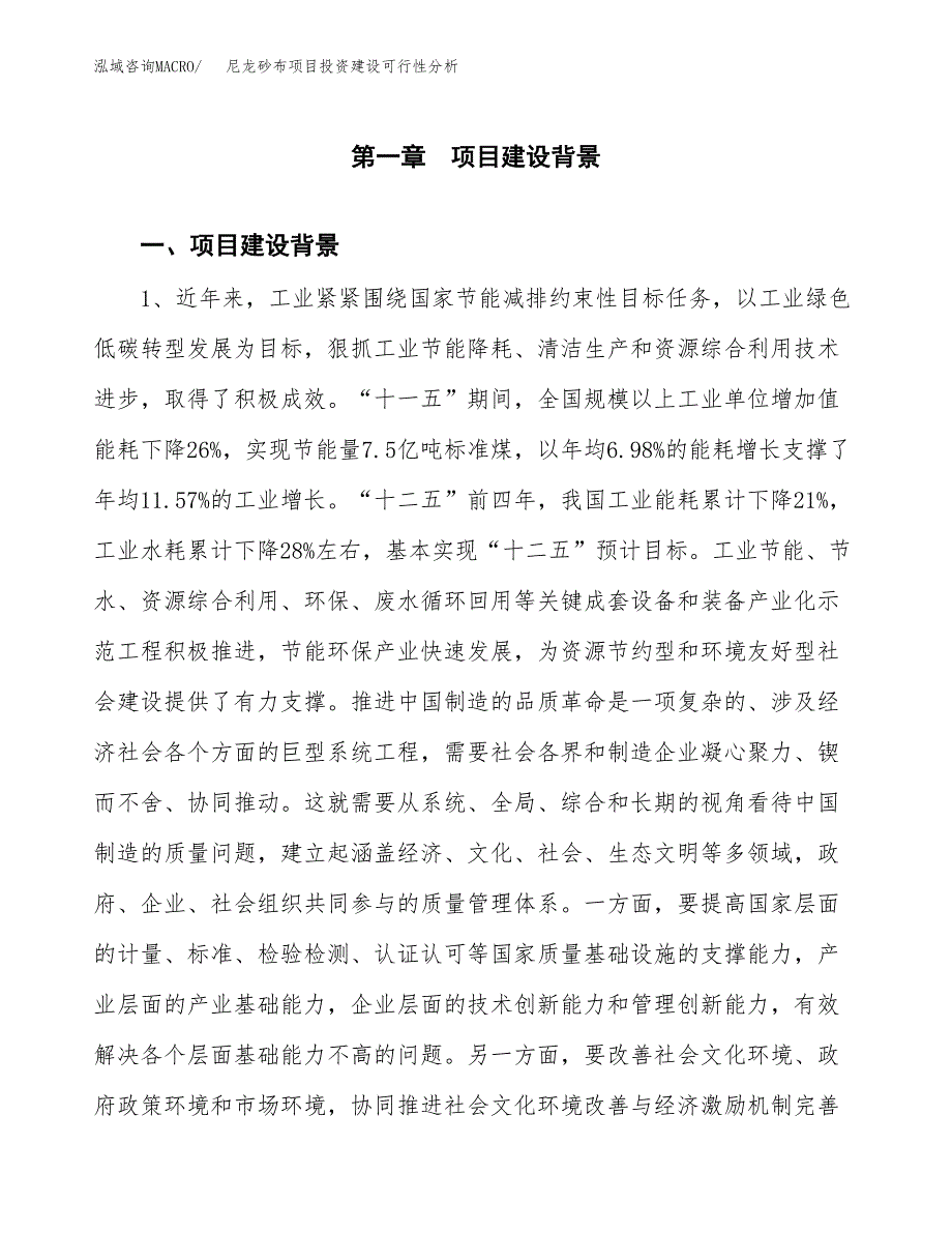 尼龙砂布项目投资建设可行性分析.docx_第3页