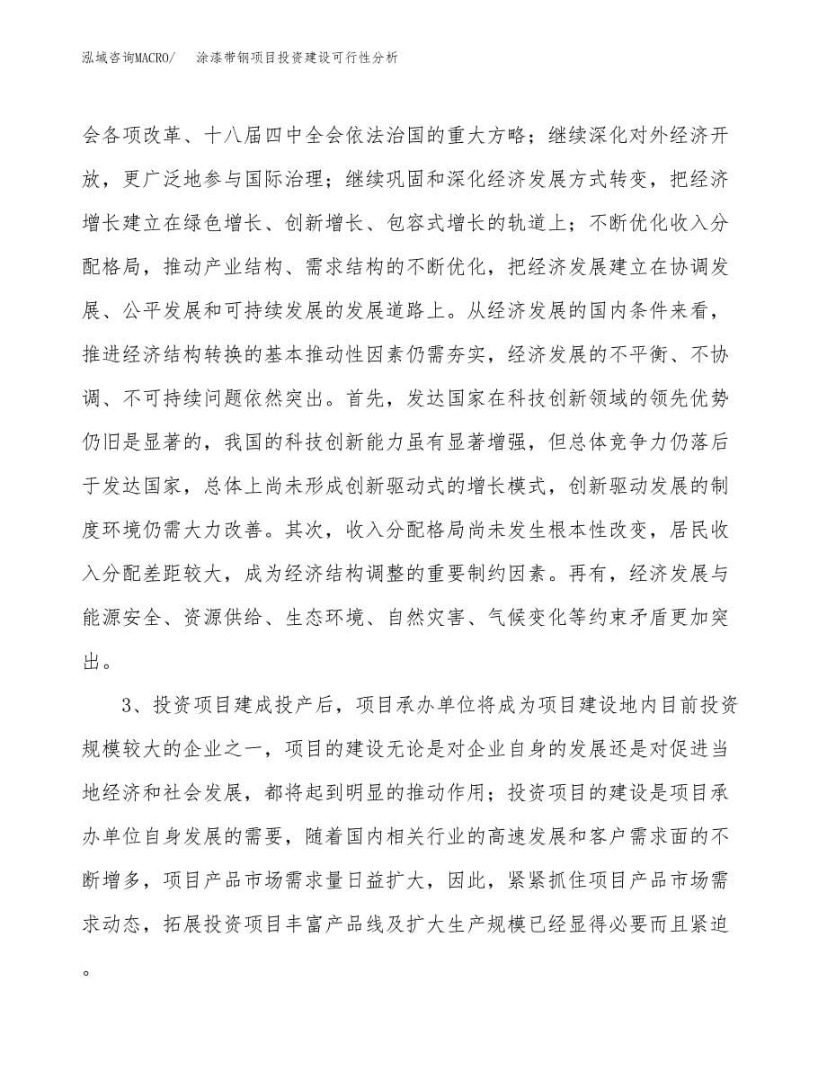 涂漆带钢项目投资建设可行性分析.docx_第5页