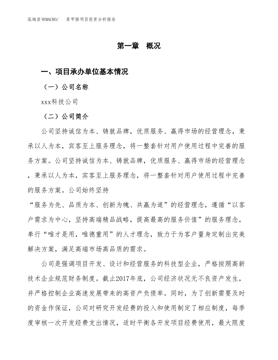 苯甲胺项目投资分析报告（总投资9000万元）（41亩）_第2页