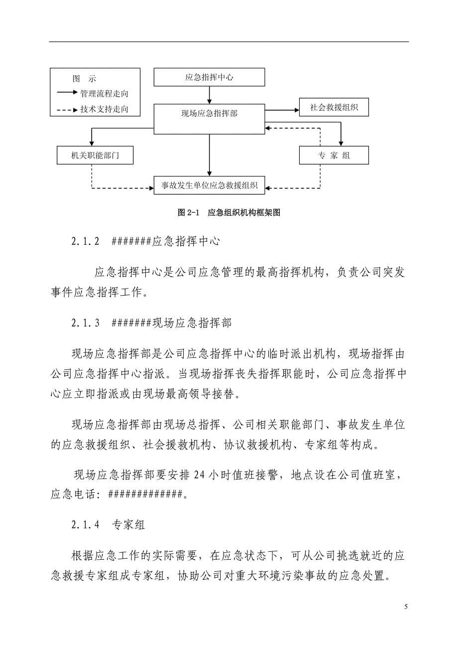 重大环境污染事故应急预案资料_第5页