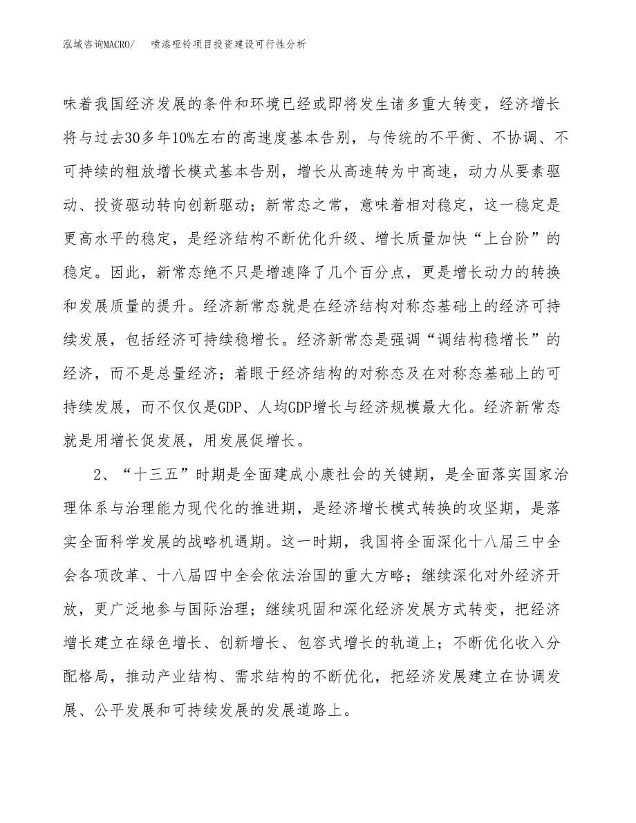 喷漆哑铃项目投资建设可行性分析.docx_第5页