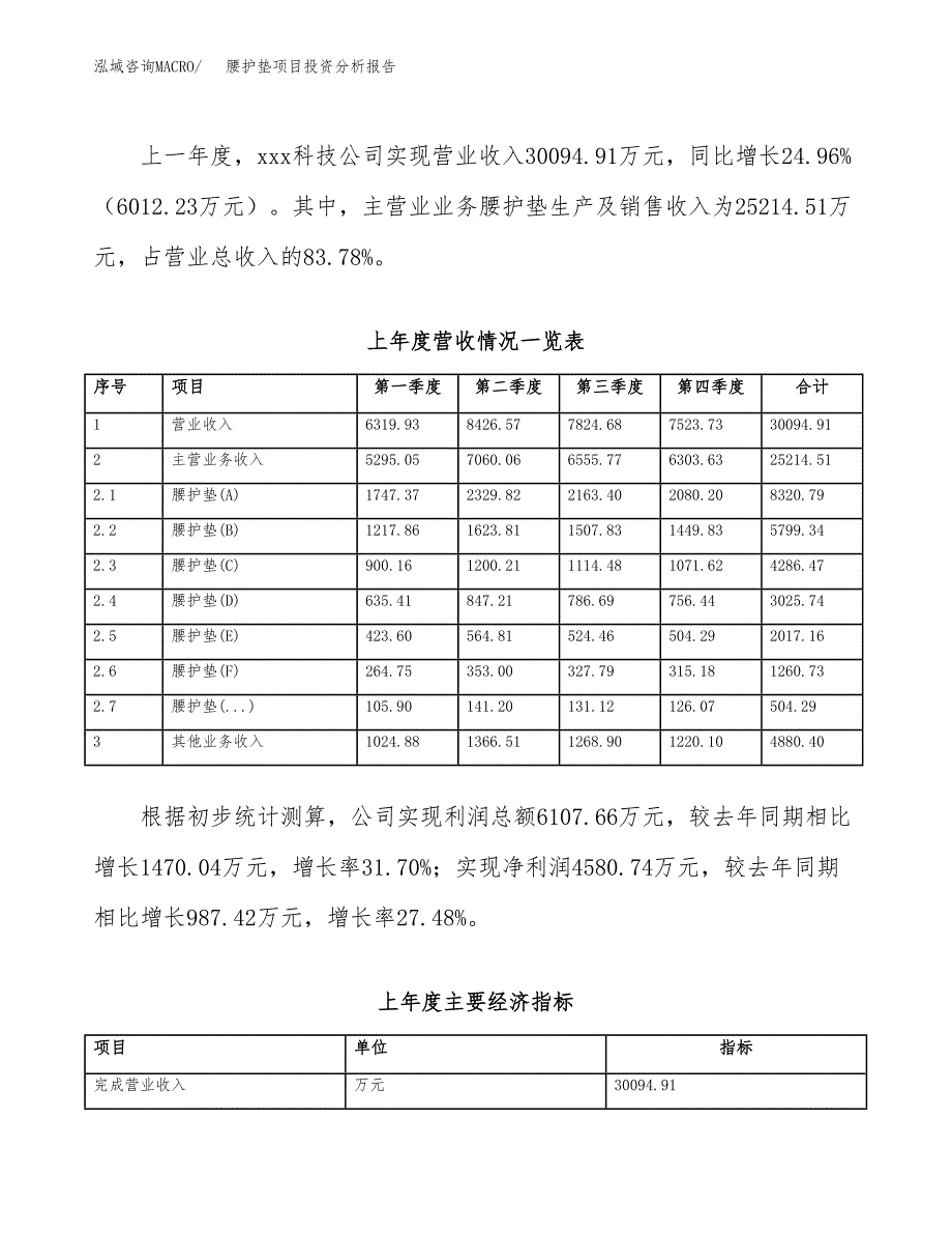 腰护垫项目投资分析报告（总投资16000万元）（72亩）_第3页