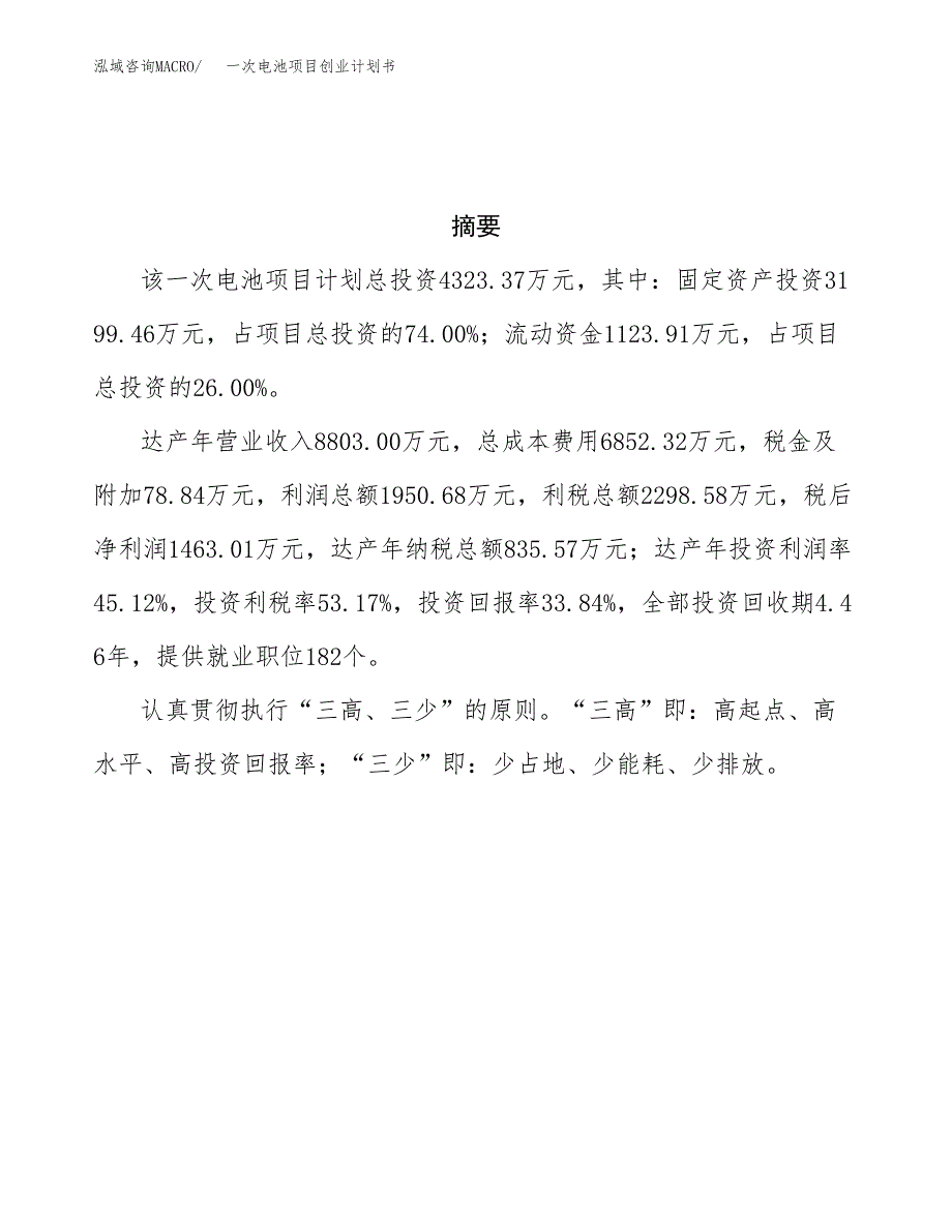 一次电池项目创业计划书.docx_第3页