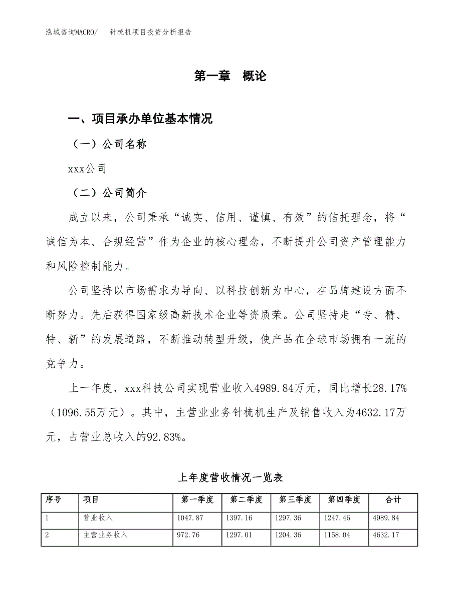 针梳机项目投资分析报告（总投资5000万元）（20亩）_第2页