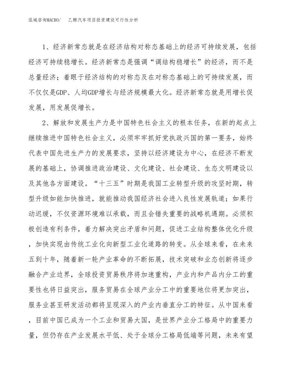 乙醇汽车项目投资建设可行性分析.docx_第5页