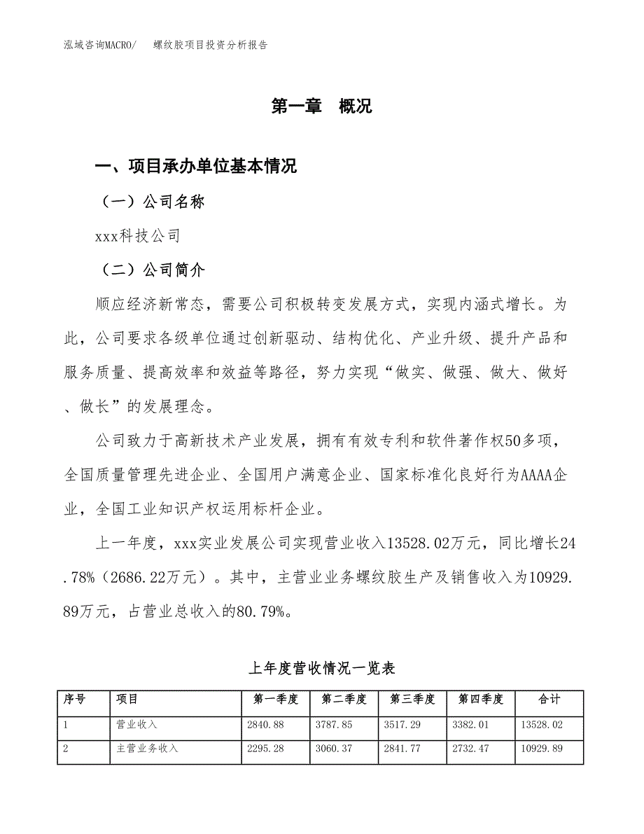 螺纹胶项目投资分析报告（总投资15000万元）（67亩）_第2页